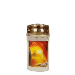 Kirkegrdslys - brndetid ca. 60 timer