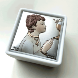 Brnerosenkrans med eukaristien (dreng)