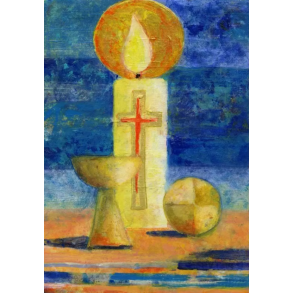 Kort - Brd, vin og et pskelys