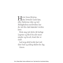 Bnskort - Kommunionsbn