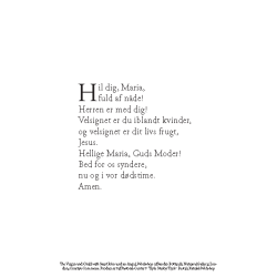 Bnskort - Hil dig, Maria