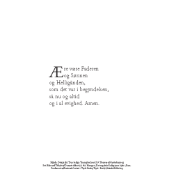 Bnskort - Lovprisning af Treenigheden