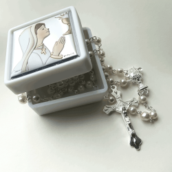 Brnerosenkrans med eukaristien (pige)