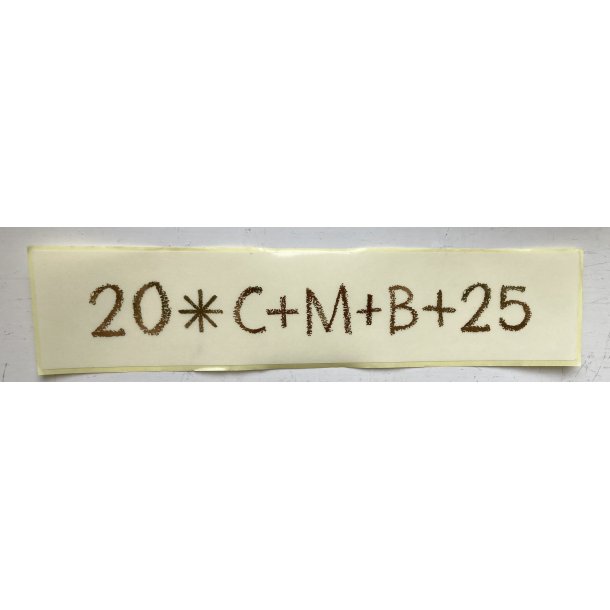 C + M + B label 2025