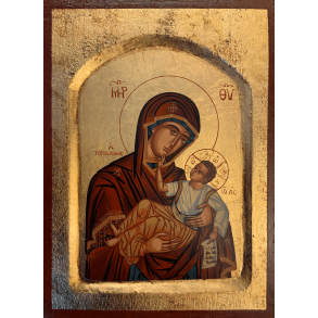 Ikon med Jomfru Maria med Jesusbarnet 