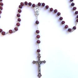 Rosenkrans med rosenduftende tr�perler