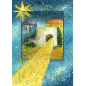 Kort med Betlehems lys