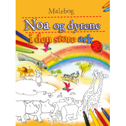 Malebog - Noa og dyrene i den store ark