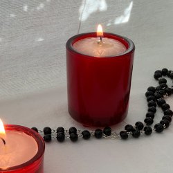 Rubinglas til Ursulalys (lille)