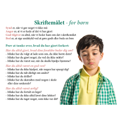 Skriftekort for brn