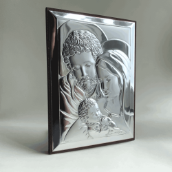 Ikon af metal - Den hellige familie