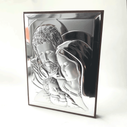 Ikon af metal - Den hellige familie