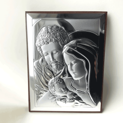 Ikon af metal - Den hellige familie