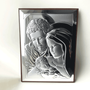 Ikon af metal - Den hellige familie