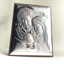 Ikon af metal - Den hellige familie