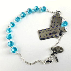 Slvarmbnd med perler i gte krystal