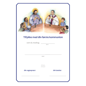 Tillykke med din frste kommunion