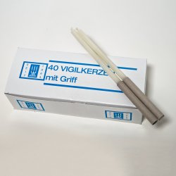 Vigilielys med papgreb