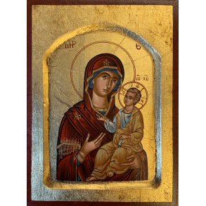 Ikon med Jomfru Maria med Jesusbarnet 