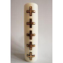 Dekorationslys med 5 kors