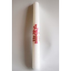 Dbslys med kors og due motiv i pink