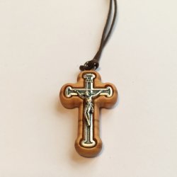 Krucifiks i bomuldssnor