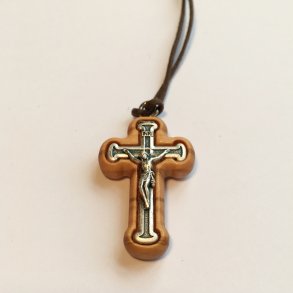 Krucifiks i bomuldssnor